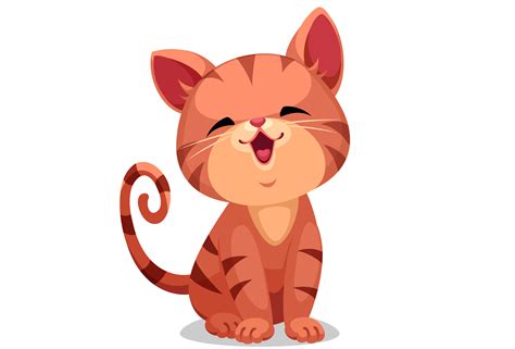 Cute Little Kitten Vector 618739 Vector Art At Vecteezy