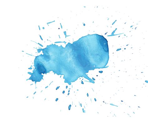 14 Blue Watercolor Splatter Texture 