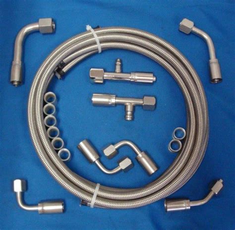 343120 stainless braided air conditioning hose kit gotta show products