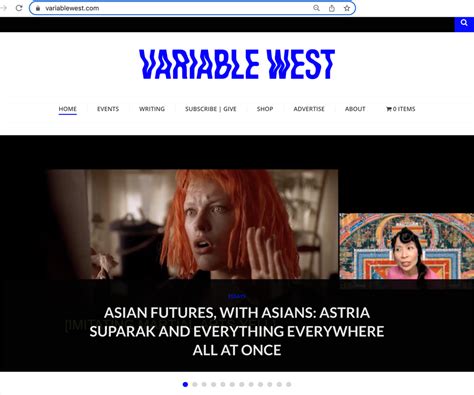 Variable West On Asian Futures Without Asians Astria Suparak