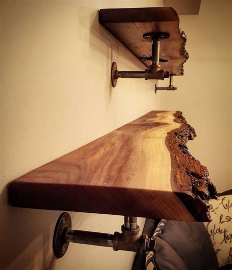 Black Walnut Live Edge Shelving Woodify Canada