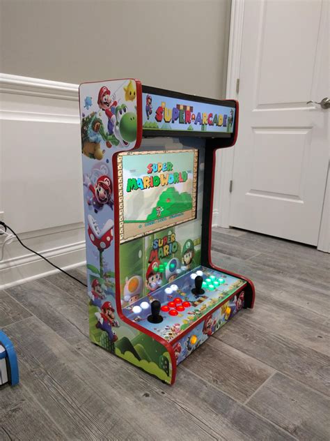 Save Money And Space With This Custom Wall Mounted Arcade Machine