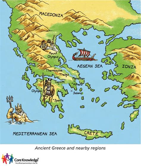 Midisegni It Disegni Da Colorare Per Bambini Antica Grecia Mappa My