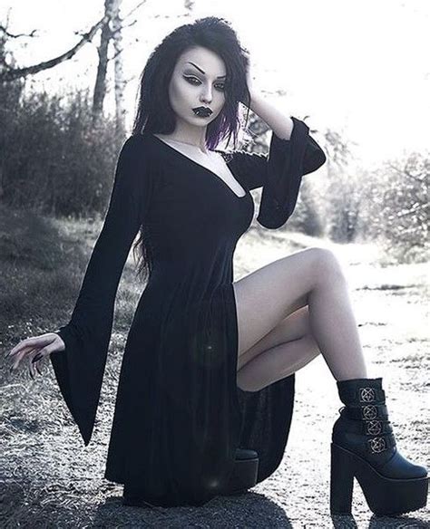 Model Darya Goncharova Goth Goth Girl Goth Fashion Goth Makeup Goth Beauty Dark Beauty