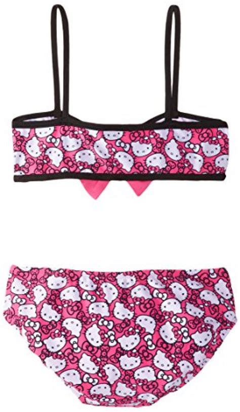 Hello Kitty Big Girls Playful Bikini Set Hot Pink 1012 Price 34