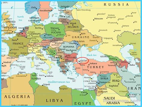 Als staat ligt turkije voor het overgrote deel in azië. Where is Istanbul Turkey? | Istanbul Turkey Map | Map of ...