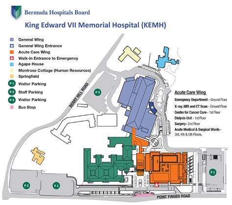 Locations And Maps Bermuda Hospitals Board
