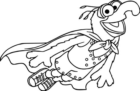 The Muppets Muppets Gonzo Fly Coloring Pages