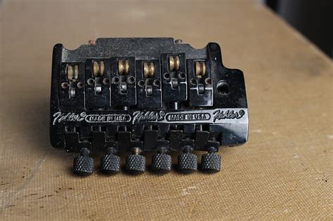 Kahler 2500 2520 Fulcrum Black Tremolo Bridge Usa For Fender Reverb