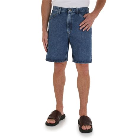 Wrangler Mens Shorts Relaxed Fit 5 Pocket Denim