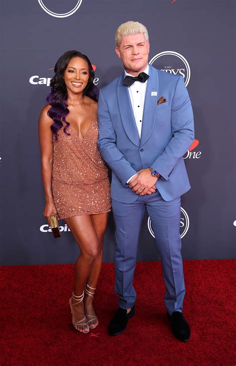 Cody Rhodes Suits Up With Wife Brandi In Sinuous Heels At Espy Awards