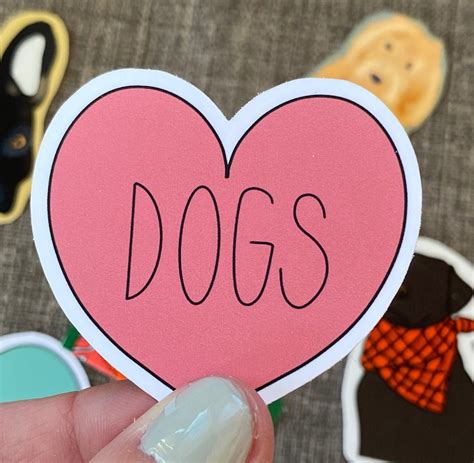 Dog Vinyl Decals Dog Stickers Custom Dog Stickers Etsy