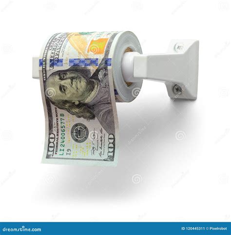 Money Toilet Paper Stock Image Image Of Tender Toilet 120445311