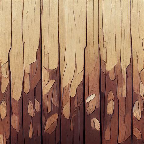 Artstation Wood Plank Anime Style Texture