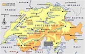 Switzerland Map and Switzerland Satellite Images