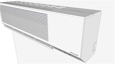 Split System Air Conditioner 3D Warehouse