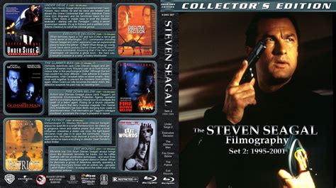 Steven Seagal Filmography Set 2 1995 2001 R1 Custom Blu Ray Cover
