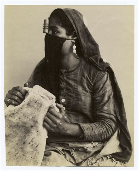 Egyptian Woman Photographed In Cairo Ca 1860 1920s Photographer
