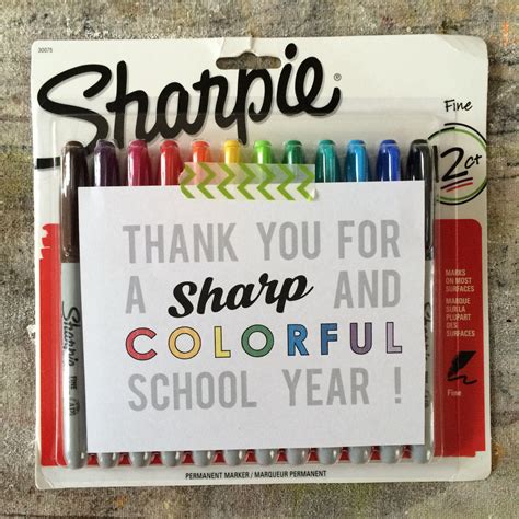 Teacher Appreciation Sharpie Marker Printable Barn Owl Primitives