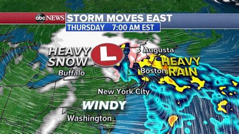 Winter Storm Marching Across The Country Moving Into Northeast Late