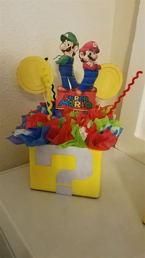 Super Mario Centerpieces Mario Bros Party Mario Bros