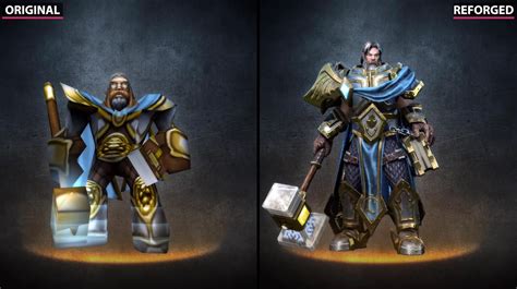 Warcraft 3 And Warcraft 3 Reforged Comparison Units Heroes