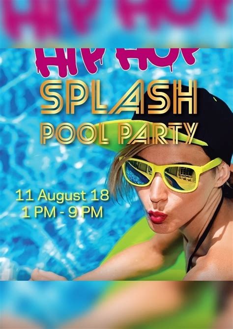 Splash Pool Party 11th August Eventpop Eventpop