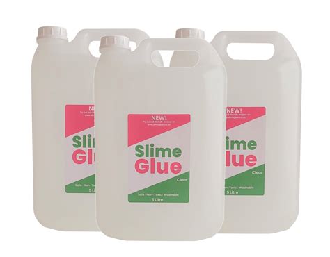 Clear Slime Glue 5 Litre 3 Pack