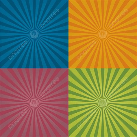 Radial Background Pattern Clip Art Color Pattern Vector Clip Art