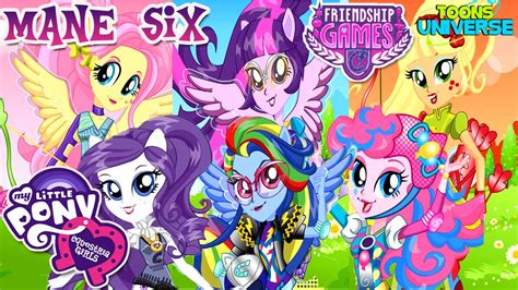 Equestria Girls Mane Six Friendship Games Youtube