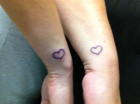 Matching Purple Heart Tattoos Purple Heart Tattoos Purple Tattoo Ink