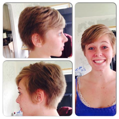 Mariah Mckenzie Womens Short Hair Cut Pixie Jackson MI Spa Jackson