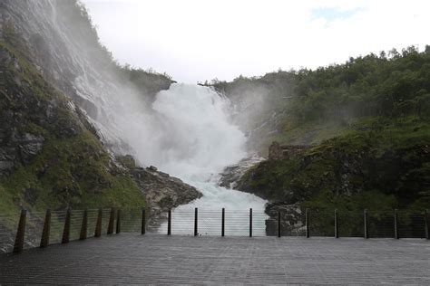 Kjosfossen Waterfall Norway In A Nutshell Beautiful Country From A