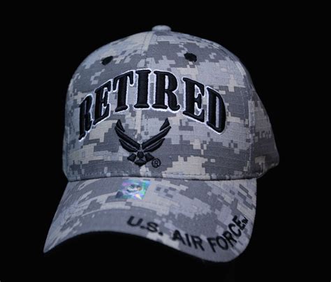 Usa Air Force Hat Military Baseball Cap Veteran Retired Caps Usaf Wing