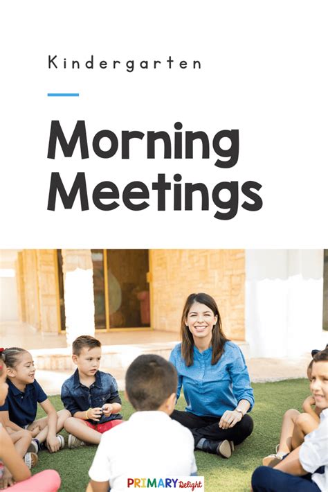 How To Make Morning Meeting Activities Fun In Kindergarten Primary Delight