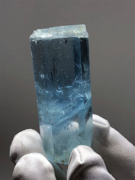 Dt Aquamarine Crystal From Taplejung Nepal Large Doubly Terminated W