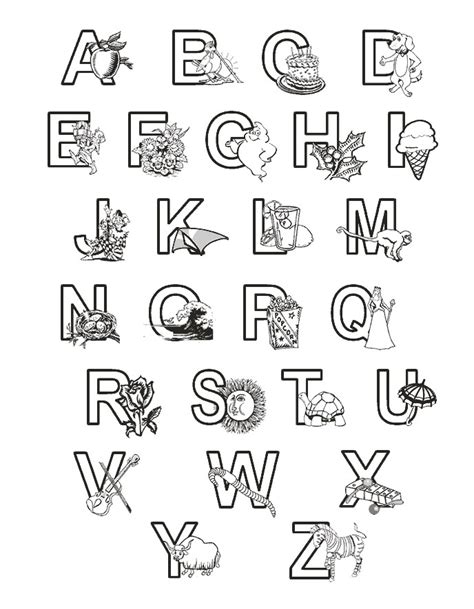 Abc Worksheet Coloring Page Coloring Pages