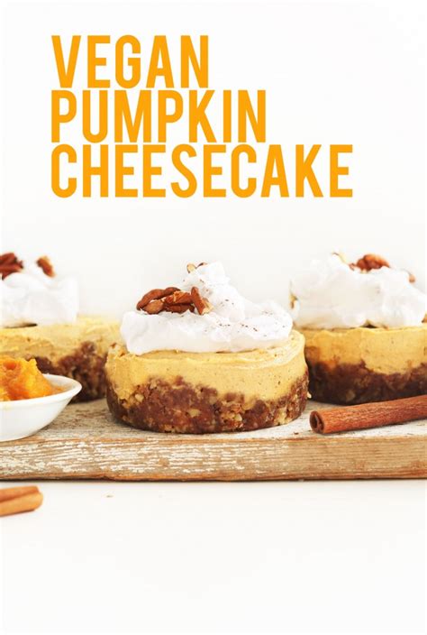 Vegan Pumpkin Cheesecake Minimalist Baker Recipes