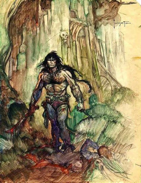 Frank Frazetta Conan Comics Conan The Barbarian Sword And Sorcery
