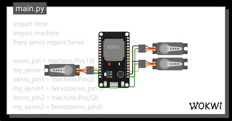 Servos Wokwi ESP32 STM32 Arduino Simulator