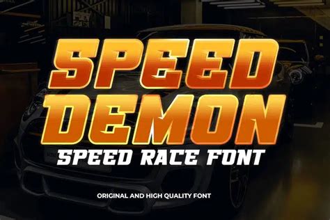 41 Best Racing Fonts For High Speed Designs
