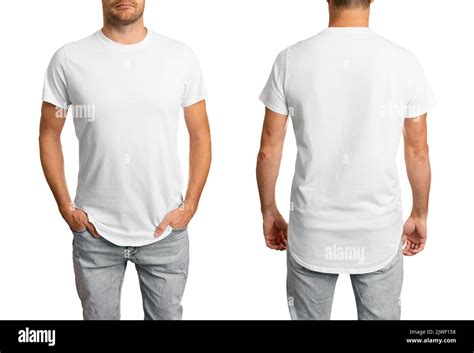 Blank T Shirt Template Front Back Hi Res Stock Photography And Images