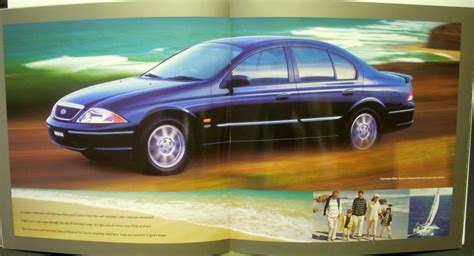 Ford Fairmont Ghia Australian Right Hand Drive Dealer Sales Brochure
