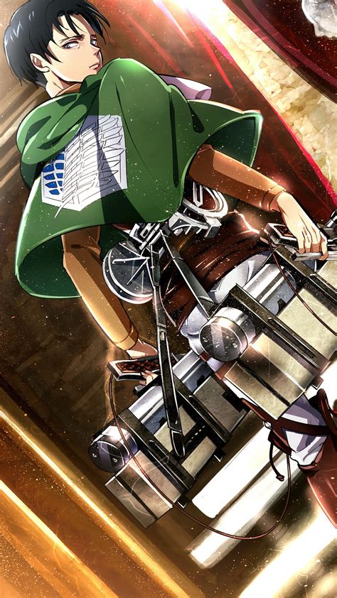 Levi Ackerman Attack On Titan Shingeki No Kyojin Phone Hd Wallpaper