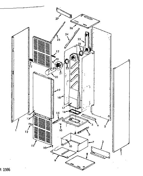 Kenmore Sears Gas Fired Wall Furnace Parts Model 867730451 Sears