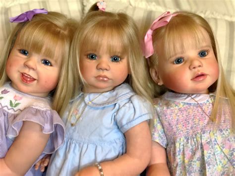 Three Sisters💞💞 Reborn Toddler Dolls Toddler Dolls Baby Dolls