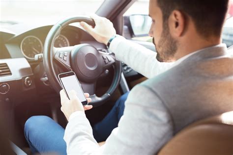 mobile phone use while driving brake
