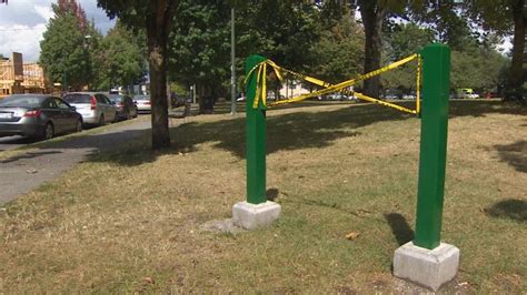 vancouver s dude chilling park sign goes missing again cbc news
