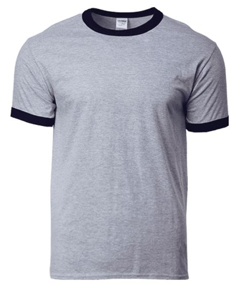 Gildan 76600 Unisex Ringer Premium Cotton T Shirt 180gm Gildanmy
