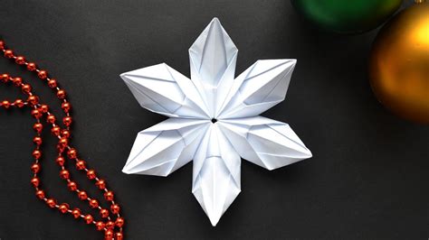 Beautiful Paper Snowflake Christmas Decoration Modular Origami